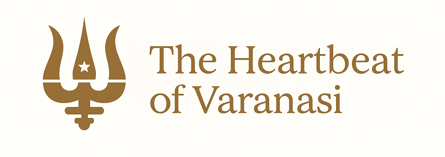 The heartbeat of Varanasi — logo