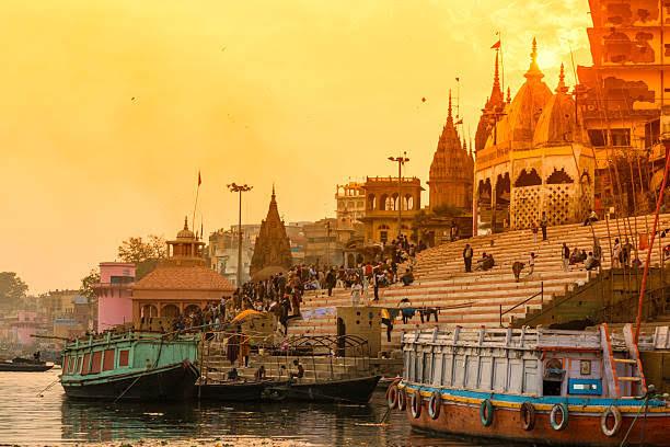 Panoramic view of Varanasi city